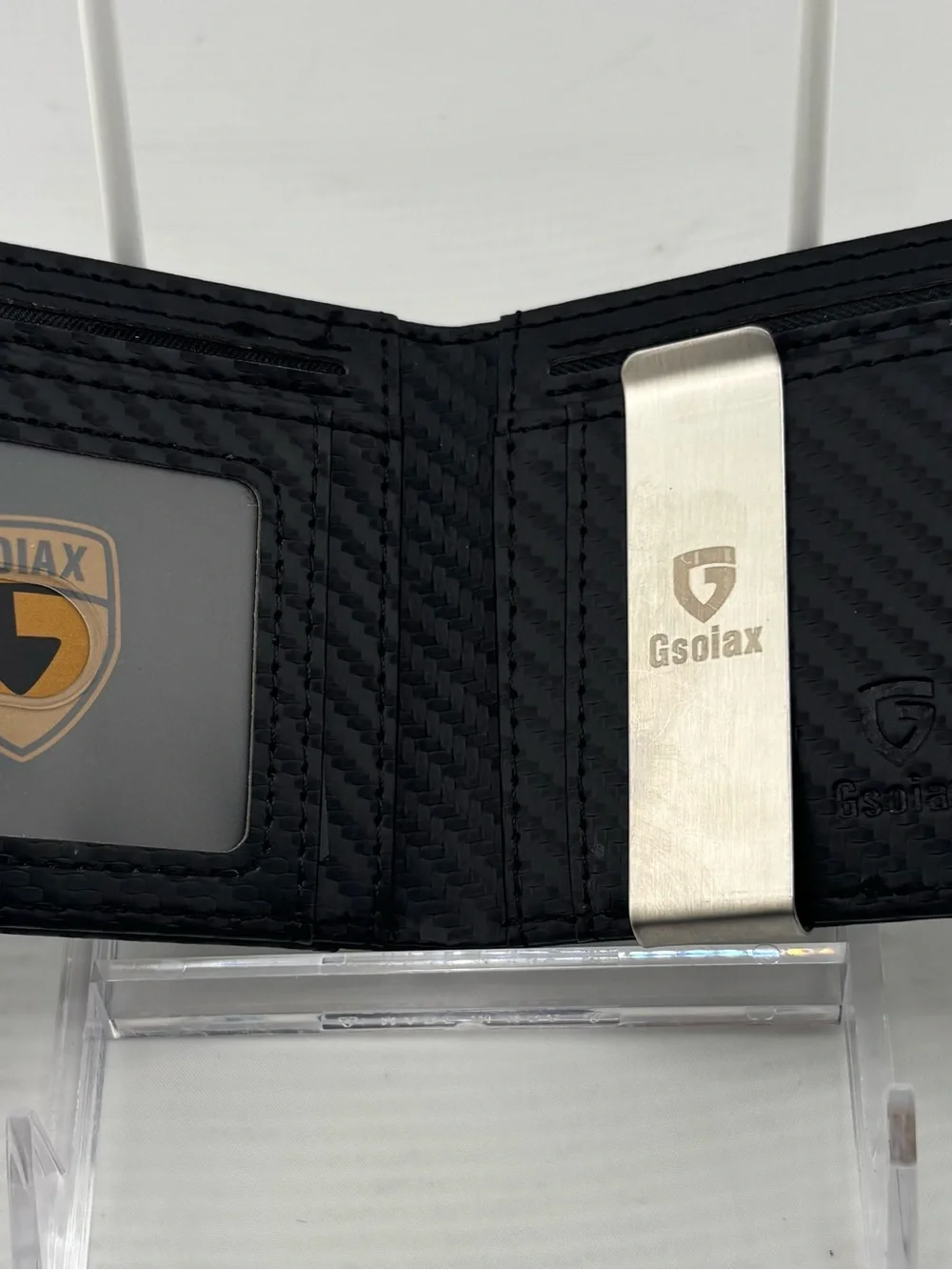 Gsoiax RFID Blocking Slim Money Clip Wallet